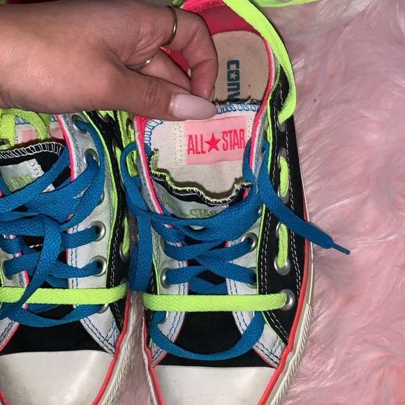 RARE Double Low Top Converse - Picture 4 of 6